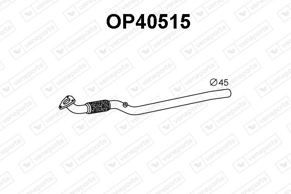 VENEPORTE Exhaust Pipe Article number: OP40515 cheaply