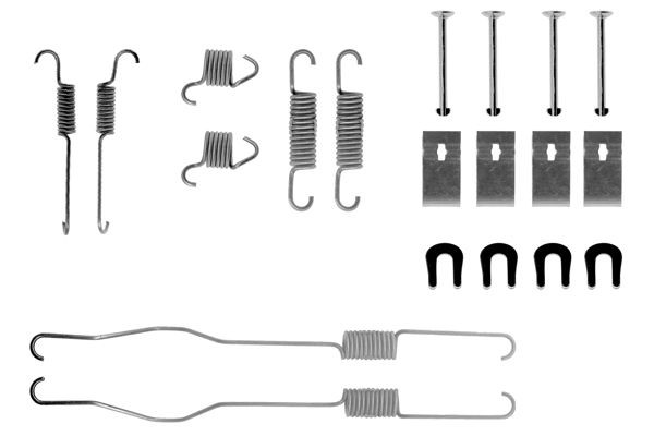 BOSCH 1 987 475 146 Accessory Kit, brake shoes FOURTRAK 2.8 TD (F70, F75, F80, F85) 102 PS Diesel 1998