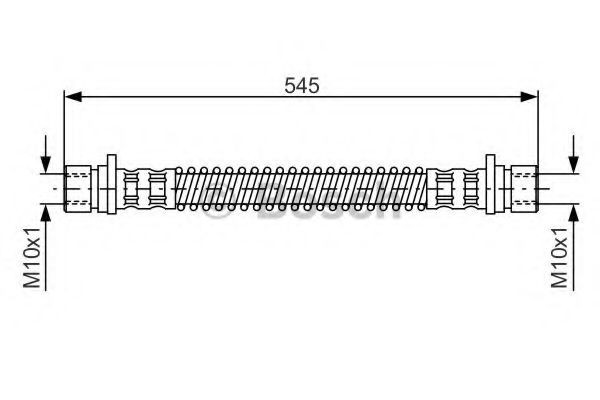BOSCH Brake hose Article number: 1 987 476 594 cheaply