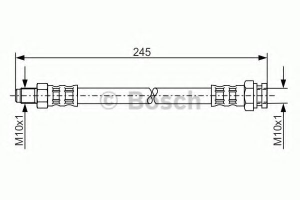 BOSCH Brake hose Article number: 1 987 476 876 cheaply