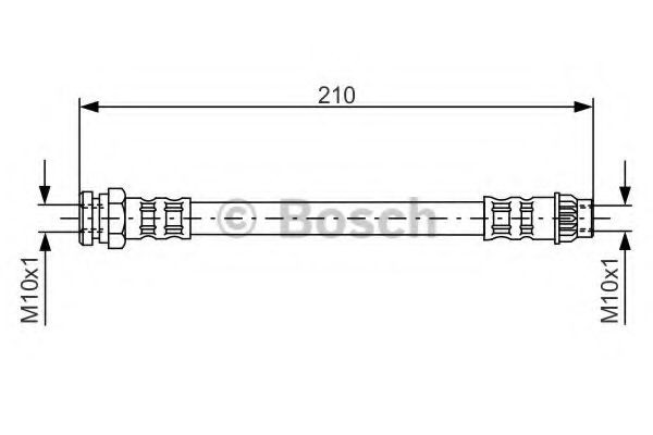 BOSCH Brake hose Article number: 1 987 476 913 cheaply