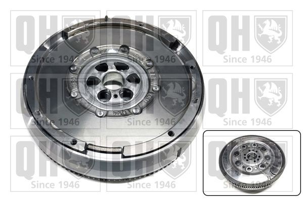 QUINTON HAZELL QDF190 Kahemassiline hooratas C5 1.6 HDi (RE9HZC, RE9HYB) 109 HP Diisel 2008
