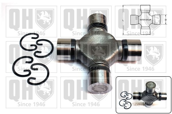 QUINTON HAZELL Universal Joint, differential pinion gear Article number: QL15002 cheaply