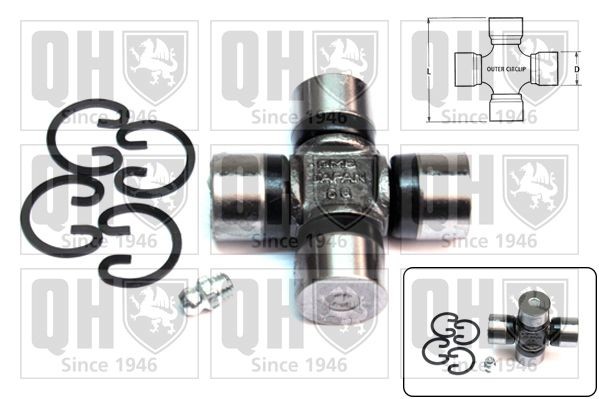 QUINTON HAZELL Kardan-kryds, pinoldrev-differential Varenummer: QL507 billige