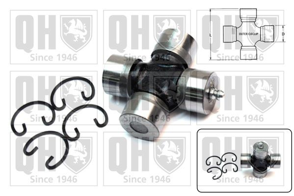 QUINTON HAZELL Universal Joint, differential pinion gear Article number: QL529 cheaply