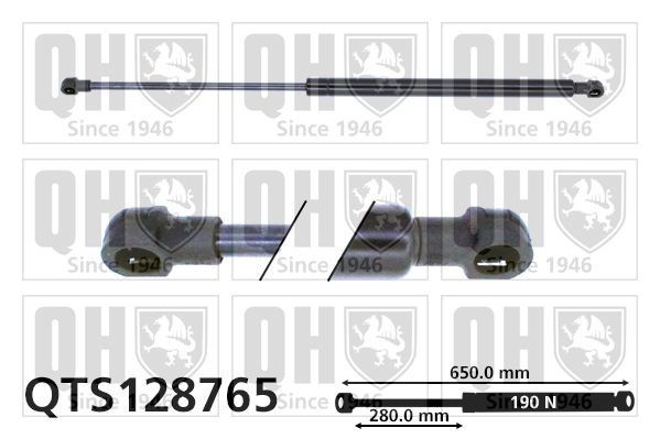 QUINTON HAZELL Gaasivedru, mootorikapott Artikli number: QTS128765 soodsalt