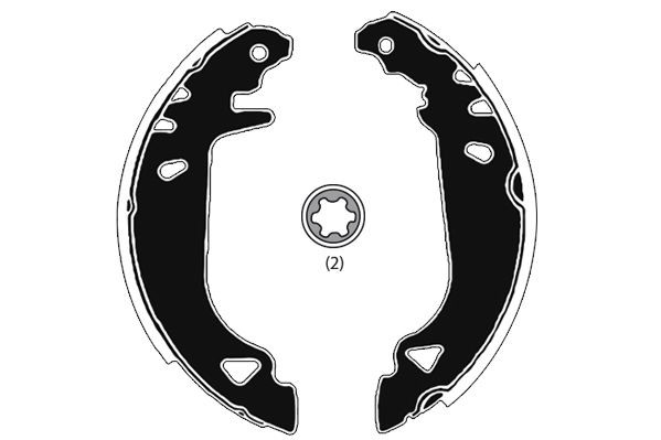 RAICAM Brake Shoe Set Article number: RA24780 cheaply