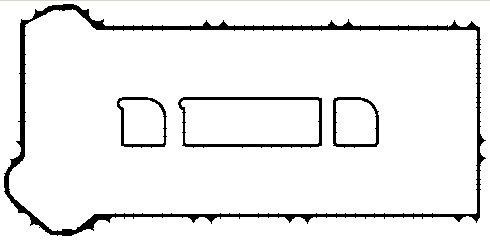 BGA Gasket Set, cylinder head cover Article number: RK3371 cheaply