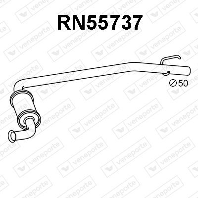 VENEPORTE Middle silencer Article number: RN55737 cheaply