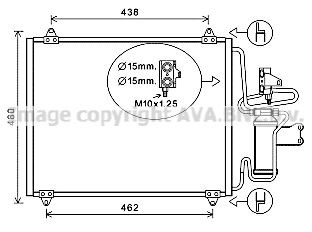 AVA COOLING SYSTEMS Air conditioning condenser Article number: RT5204D cheaply