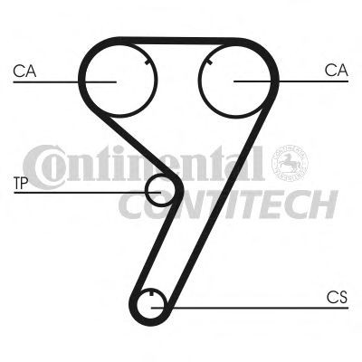 CONTITECH Timing Belt Article number: CT608 cheaply