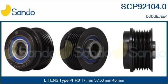SANDO Slip Ring, alternator Article number: SSL20102.0 cheaply