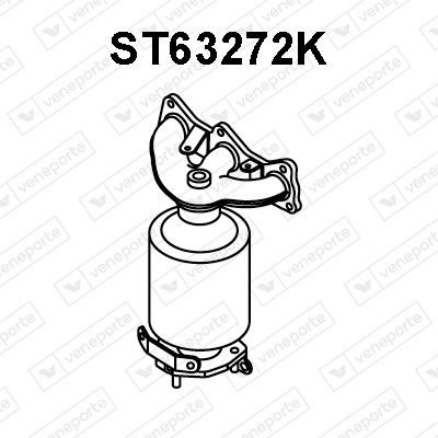 VENEPORTE Manifold Catalytic Converter Article number: ST63272K cheaply