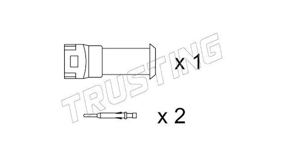 TRUSTING Brake pad wear sensor Article number: SU.077K cheaply