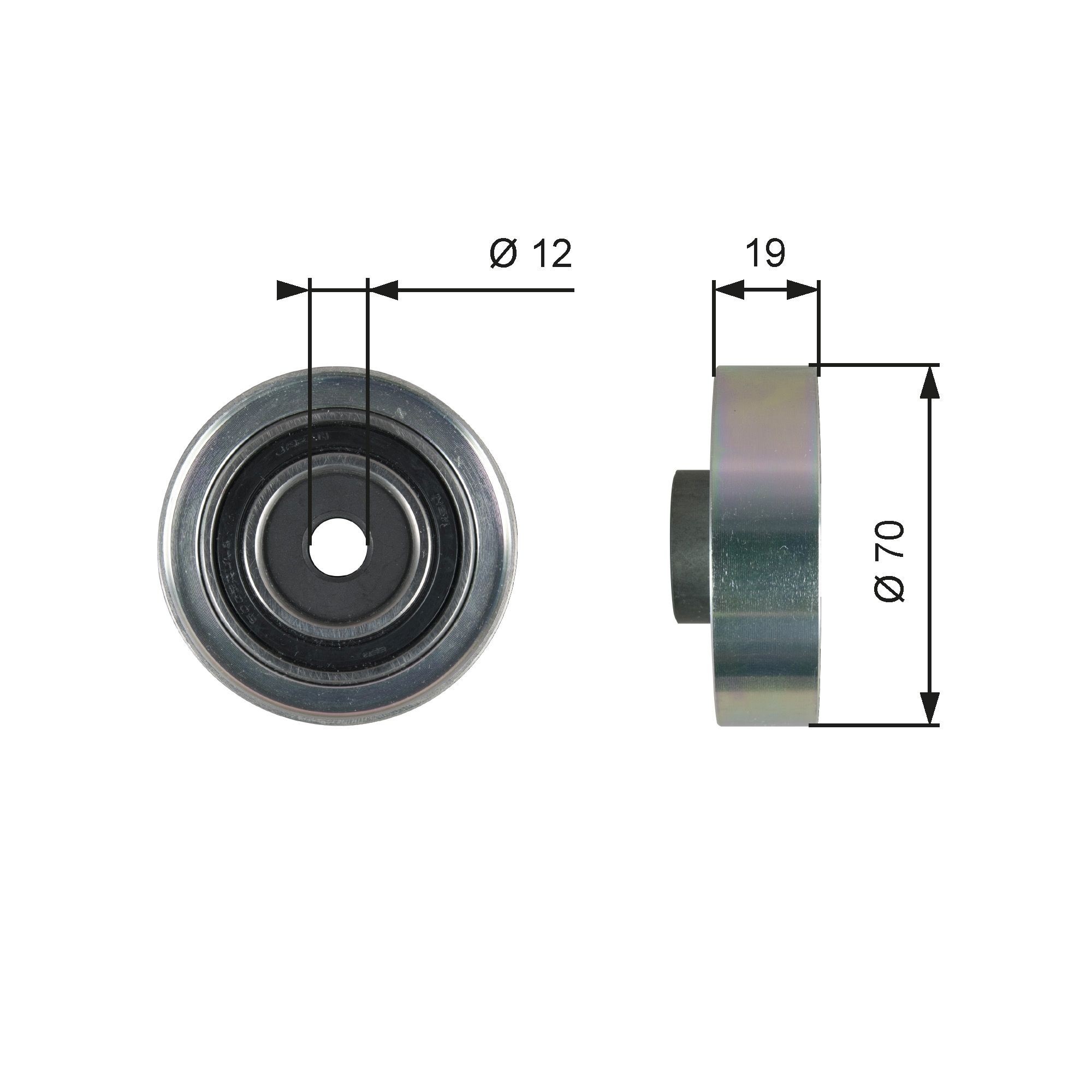 GATES Tensioner pulley Article number: T36278 cheaply