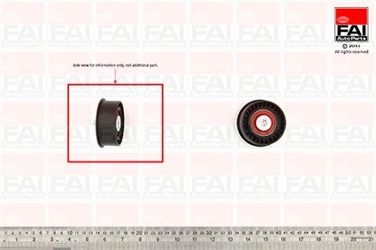 FAI AutoParts Timing belt deflection pulley Article number: T9400 cheaply