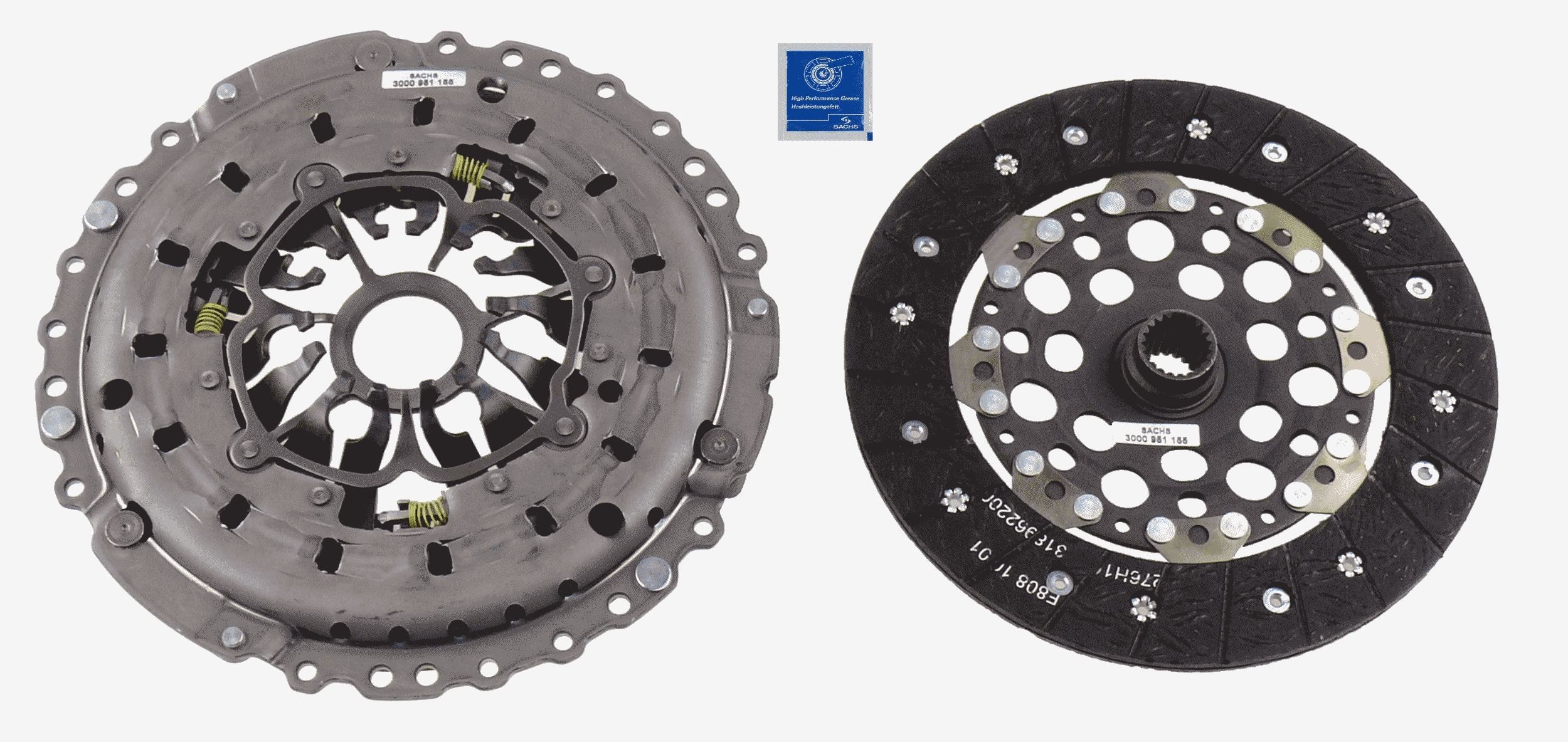 SACHS Clutch kit Article number: 3000 951 155 cheaply