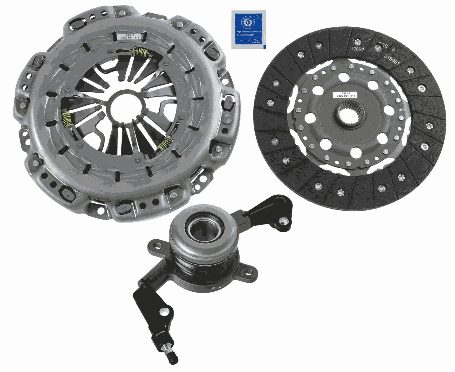 SACHS Clutch kit Article number: 3000 990 176 cheaply
