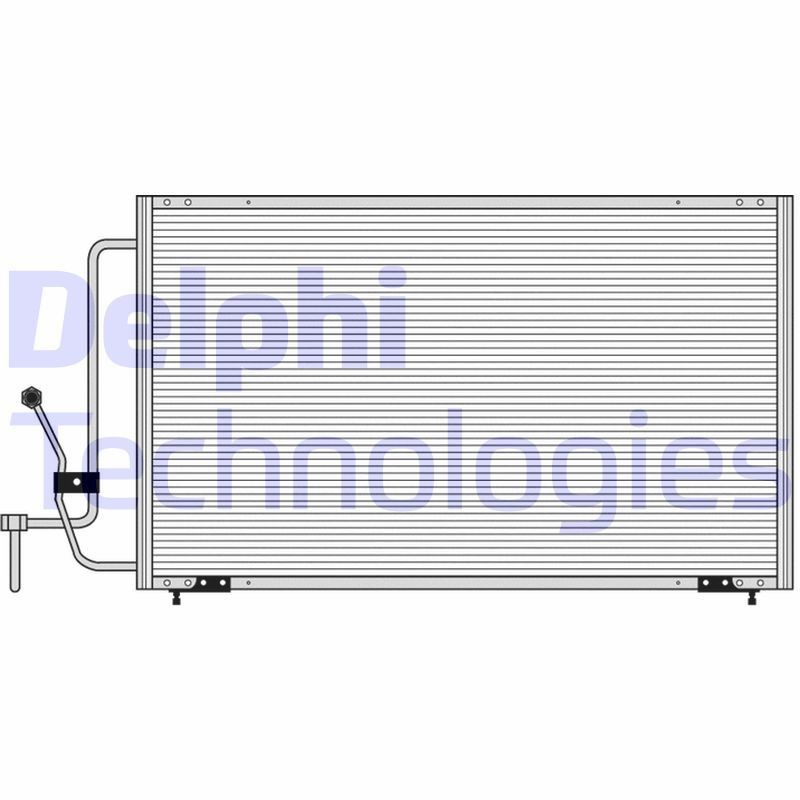 DELPHI Air conditioning condenser Article number: TSP0225055 cheaply