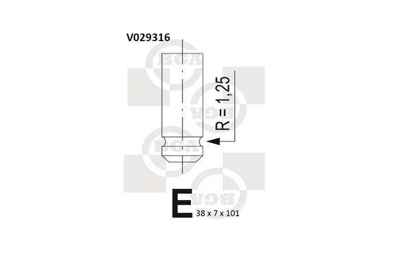 BGA Inlet valve Article number: V029316 cheaply