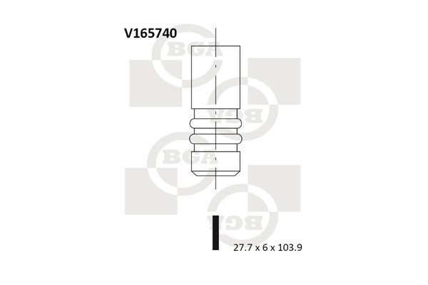 BGA Inlet valve Article number: V165740 cheaply
