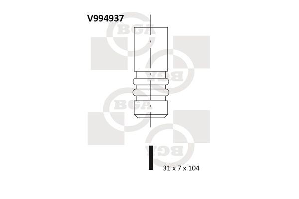 BGA Inlet valve Article number: V994937 cheaply