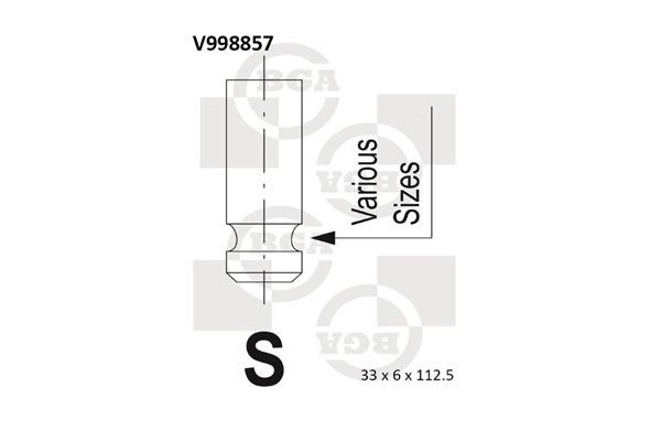 BGA Inlet valve Article number: V998857 cheaply