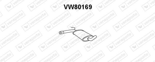 VENEPORTE Middle silencer Article number: VW80169 cheaply