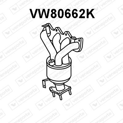 VENEPORTE Manifold Catalytic Converter Article number: VW80662K cheaply