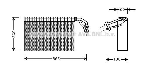 PRASCO Engine radiator Article number: VWA2316 cheaply