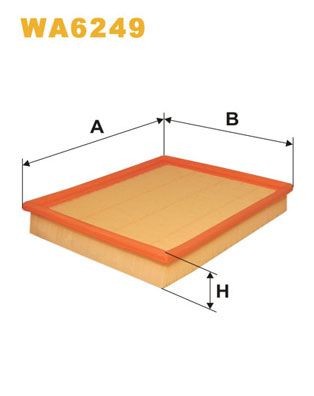 WIX FILTERS Air filter Article number: WA6249 cheaply