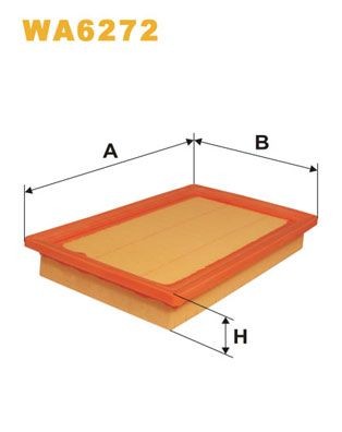 WIX FILTERS Air filter Article number: WA6272 cheaply