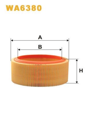 WIX FILTERS Air filter Article number: WA6380 cheaply