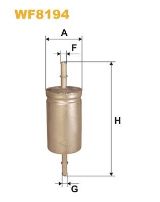 WIX FILTERS Brændstof-filter Varenummer: WF8194 billige