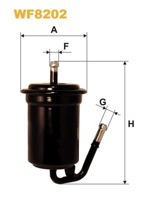 WIX FILTERS Fuel filter Article number: WF8202 cheaply