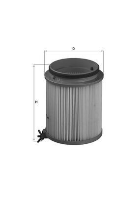 MAHLE ORIGINAL Fuel filter Article number: KL 520 cheaply