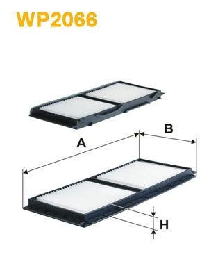 WIX FILTERS Pollenfilter Varenummer: WP2066 billige