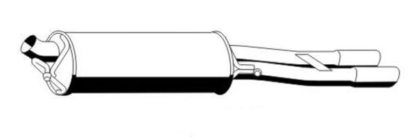 VEGAZ Rear silencer Article number: AS-219 cheaply