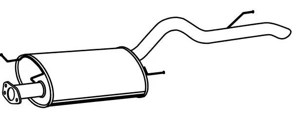 VEGAZ Rear silencer Article number: MIS-232 cheaply