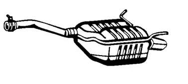 VEGAZ Rear silencer Article number: MS-373 cheaply
