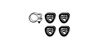 VEGAZ Exhaust mounting kit Article number: MA-142 cheaply