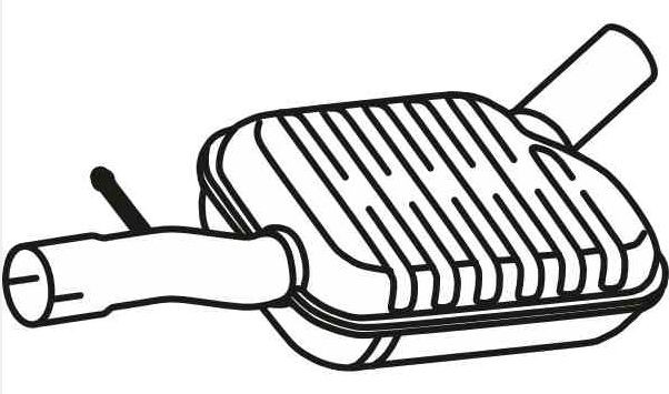 VEGAZ Front Silencer Article number: VS-586 cheaply