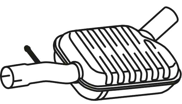 VEGAZ Front Silencer Article number: VS-588 cheaply