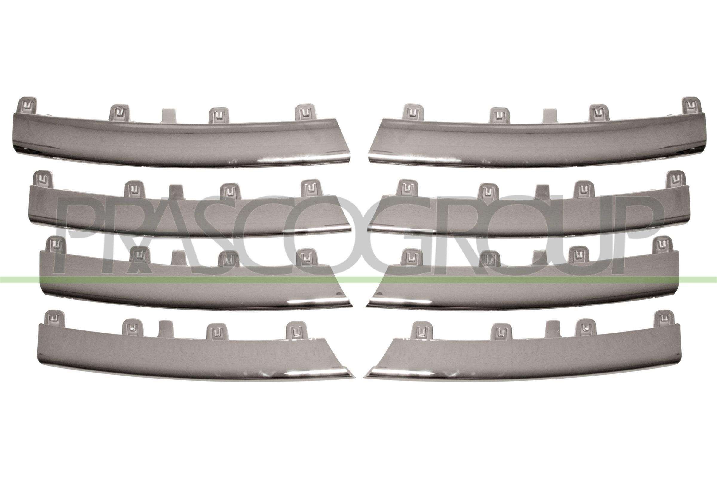 PRASCO VG5202240 Trim / Protective Strip Set, radiator grille GOLF 1.4 TSI 160 PS Petrol 2009