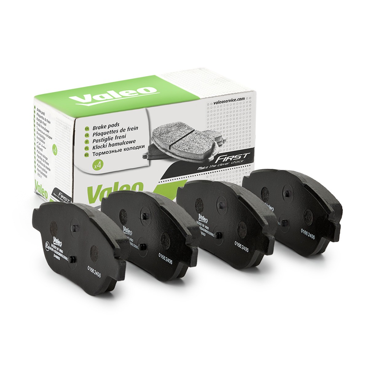 VALEO Brake pad set Article number: 302218 cheaply