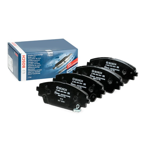 BOSCH Brake pad set Article number: 0 986 494 804 cheaply