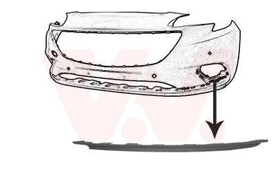 VAN WEZEL Cover, bumper Article number: 3804581 cheaply