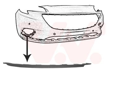 VAN WEZEL Cover, bumper Article number: 3804582 cheaply