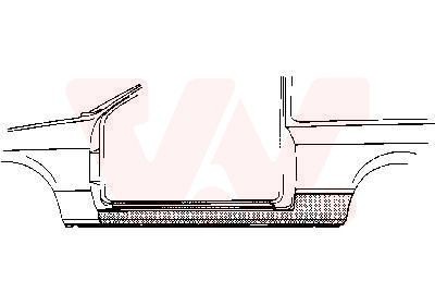 VAN WEZEL Rocker panel Article number: 1103101 cheaply