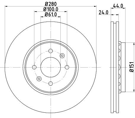MINTEX Brake disc Article number: MDC2515C cheaply